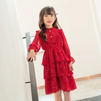 YourSeason 4 To 14 Years Girls Casual Red Dress New 2020 Spring Autumn Tiered Princess Toddler Girl Loose Chiffon Dress
YourSeason 4 To 14 Years Girls Casual Red Dress New 2020 Spring Autumn Tiered Princess Toddler Girl Loose Chiffon Dress