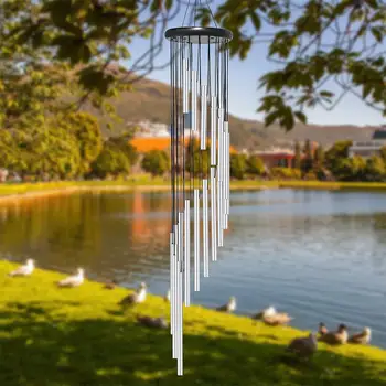 Wind Chimes Aluminum Tube Bells Hanging 18 Tubes Pine Wood Gold Amazing Patio Indoor Decor Silver Church Melody
Wind Chimes Aluminum Tube Bells Hanging 18 Tubes Pine Wood Gold Amazing Patio Indoor Decor Silver Church Melody