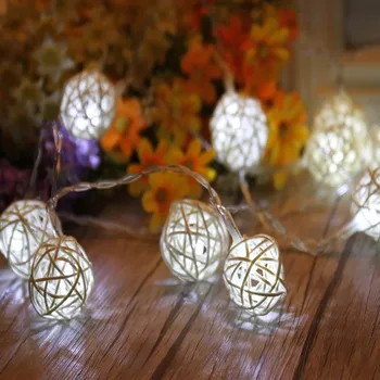USB Rattan Ball LED String Light Warm White Fairy Light Holiday Light For Party Wedding Decoration Christmas Lights Garland
USB Rattan Ball LED String Light Warm White Fairy Light Holiday Light For Party Wedding Decoration Christmas Lights Garland