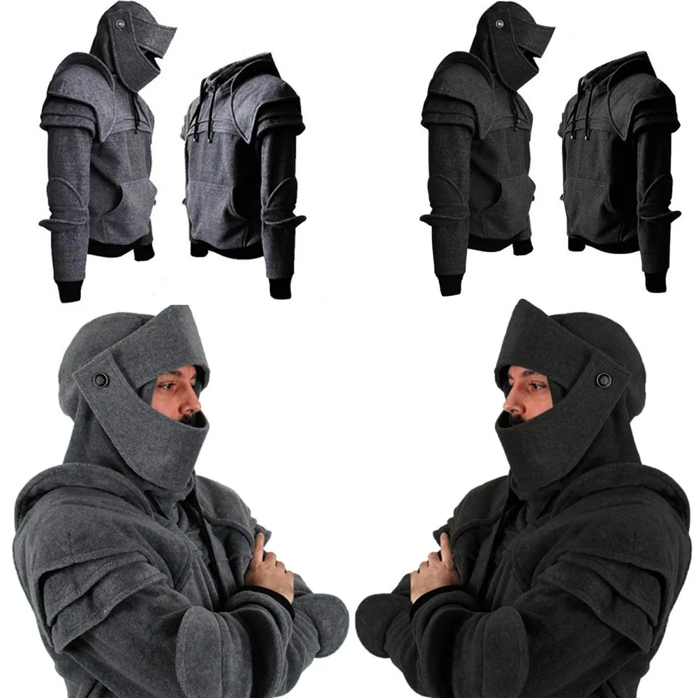 Drop Ship Mens Retro Mask Elbow Button Pullover Long Sleeve Hooded Sweatshirt Tops Blouse Comfortable material durable enough #8
Drop Ship Mens Retro Mask Elbow Button Pullover Long Sleeve Hooded Sweatshirt Tops Blouse Comfortable material durable enough #8