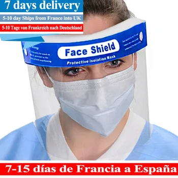 10Pcs Safety Face Shield Replaceable Full Face Mask Protective Mask Transparent Visor Protection Anti Splash Shield Masks
10Pcs Safety Face Shield Replaceable Full Face Mask Protective Mask Transparent Visor Protection Anti Splash Shield Masks