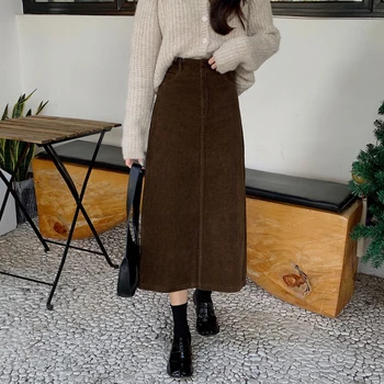 2020 Women Retro Corduroy Skirt Spring High Waist Office Lady Bodycon Skirts
2020 Women Retro Corduroy Skirt Spring High Waist Office Lady Bodycon Skirts