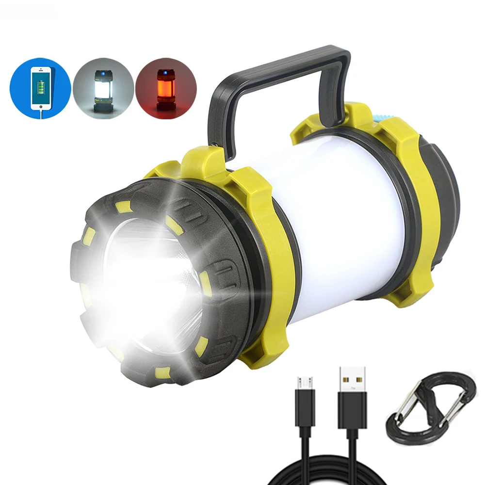 LED Flashlight Camping USB Rechargeable Flashlight Dimmable Spotlight Work Light Waterproof Searchlight Tactical Portable Torch
LED Flashlight Camping USB Rechargeable Flashlight Dimmable Spotlight Work Light Waterproof Searchlight Tactical Portable Torch