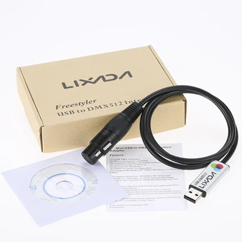 Lixada USB to DMX Interface Adapter LED DMX512 Computer PC Stage Lighting Controller Dimmer
Lixada USB to DMX Interface Adapter LED DMX512 Computer PC Stage Lighting Controller Dimmer
