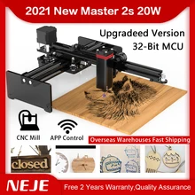 NEJE Master 2S cnc Desktop wireless Laser Engraver Printer with 32Bit Mainboard,Cutter,Wood Router,Engraving,Cutting Machine
NEJE Master 2S cnc Desktop wireless Laser Engraver Printer with 32Bit Mainboard,Cutter,Wood Router,Engraving,Cutting Machine
