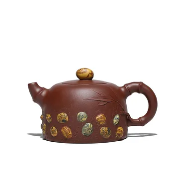 Hand Made Filter Tea Pot Chinese Single Healthy Purple Clay Tea Kettle Office Gift Box Wasserkocher Household Products EF50TP
Hand Made Filter Tea Pot Chinese Single Healthy Purple Clay Tea Kettle Office Gift Box Wasserkocher Household Products EF50TP