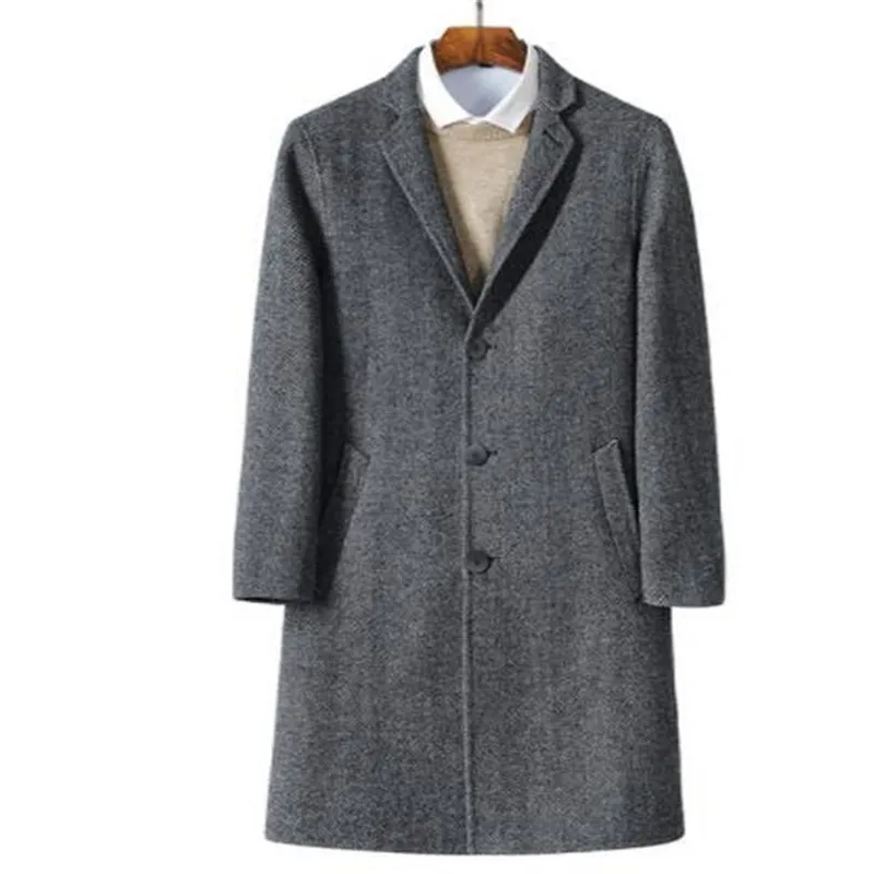 2019 autumn new Men's woolen jackets trench coat Men windbreaker woolen overcoat full size M-3XL
2019 autumn new Men's woolen jackets trench coat Men windbreaker woolen overcoat full size M-3XL