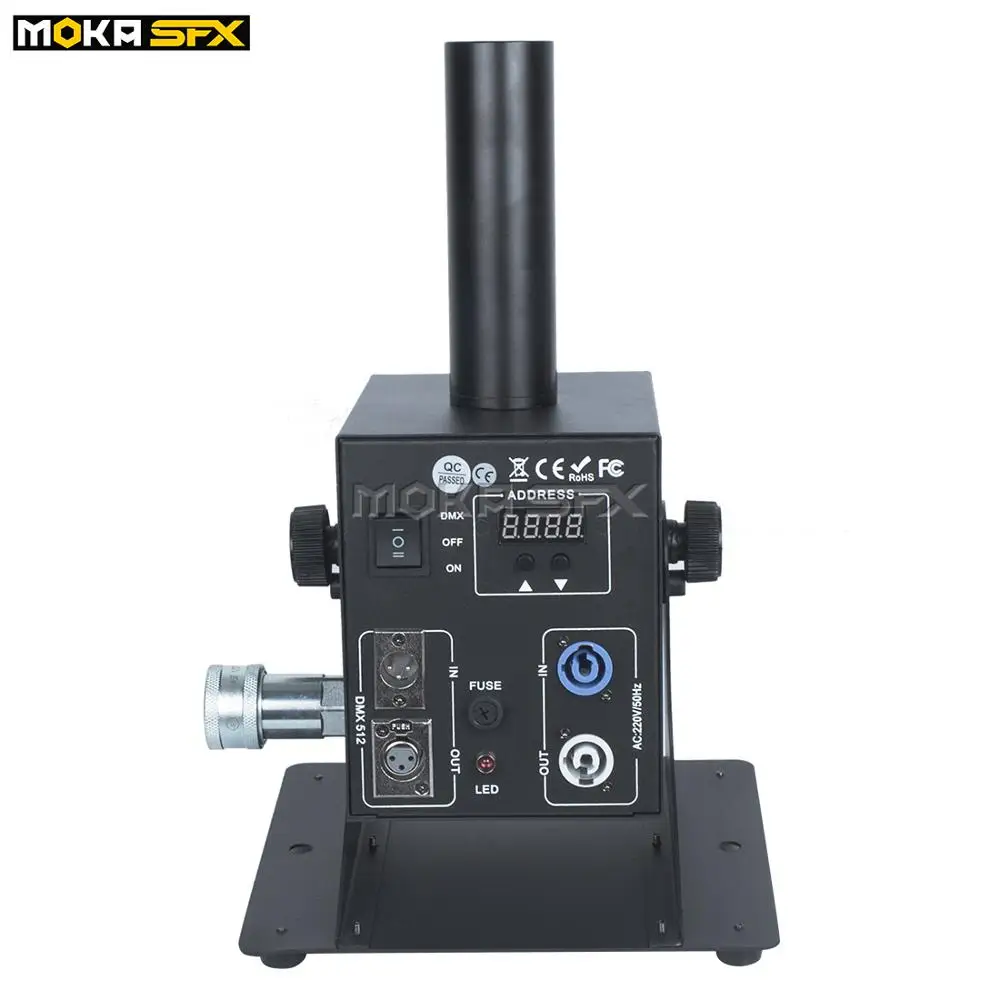 2 шт./лот регулируемый угол CO2 Jet cannon stage Cryo co2 струи DMX 512 контроль бесплатно 6 М шланг