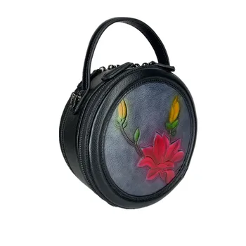circular genuine leather bag floral crossbody bags for women 2020 luxury handbags women bags designer cow leather handbag
circular genuine leather bag floral crossbody bags for women 2020 luxury handbags women bags designer cow leather handbag