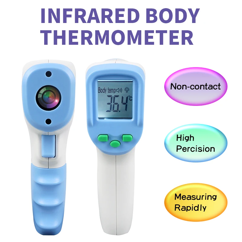 Digital Infrared Thermometer, Non Contact Forehead Infrared Thermometer, Multi Purpose Body Forehead Temperature Gun for Adult
Digital Infrared Thermometer, Non Contact Forehead Infrared Thermometer, Multi Purpose Body Forehead Temperature Gun for Adult