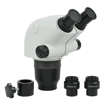 Binocular Stereo Microscope Head Continuous Zoom 6.5X-65X Trinocular C-Mount Synchronous Focus Magnifier for Welding Repair
Binocular Stereo Microscope Head Continuous Zoom 6.5X-65X Trinocular C-Mount Synchronous Focus Magnifier for Welding Repair