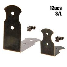 12Pcs Antique Bronze Corner Protector Gift Box Wooden Cases Corner Protectors Profile Shelf Bracket Supports Furniture Fittings
12Pcs Antique Bronze Corner Protector Gift Box Wooden Cases Corner Protectors Profile Shelf Bracket Supports Furniture Fittings