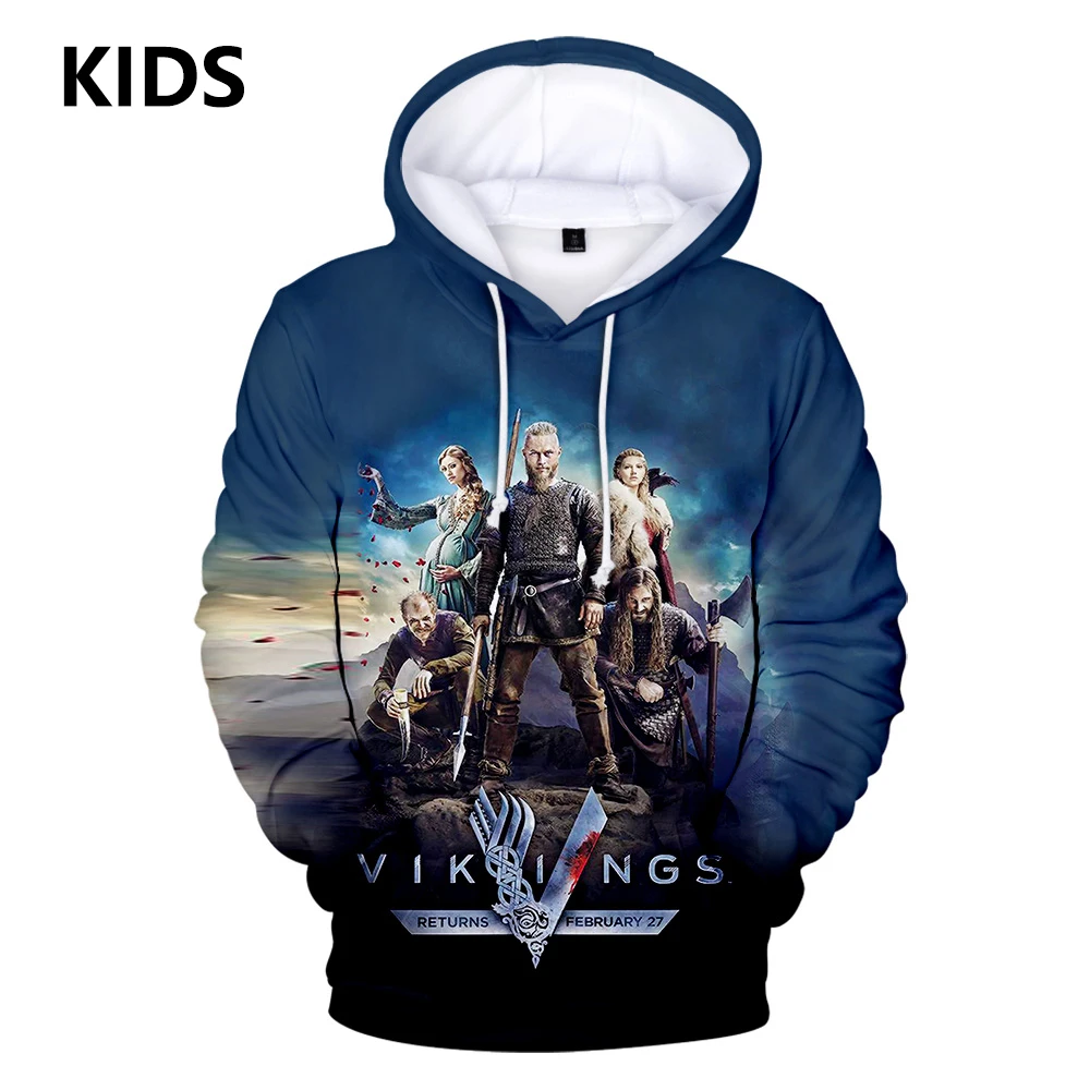 2 to 14 years old Children's hoodie Harajuku Vikings Ragnar Lothbrok hoodies Oversized Men's tracksuit Women Sweatshirt Hip Hop
2 to 14 years old Children's hoodie Harajuku Vikings Ragnar Lothbrok hoodies Oversized Men's tracksuit Women Sweatshirt Hip Hop