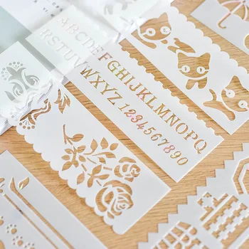 8pcs/lot Creative DIY Handbook Ruler Cute Animal Flowers Template Ruler for Kids Drawing Copy Ruler Student Gift School Supplies
8pcs/lot Creative DIY Handbook Ruler Cute Animal Flowers Template Ruler for Kids Drawing Copy Ruler Student Gift School Supplies
