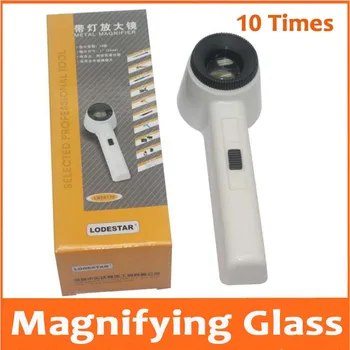 10X 28mm Illuminated Reading Magnifying Glass Handheld Gift Handheld Reading Newspaper Elderly People Magnifier Loupe with Light
10X 28mm Illuminated Reading Magnifying Glass Handheld Gift Handheld Reading Newspaper Elderly People Magnifier Loupe with Light