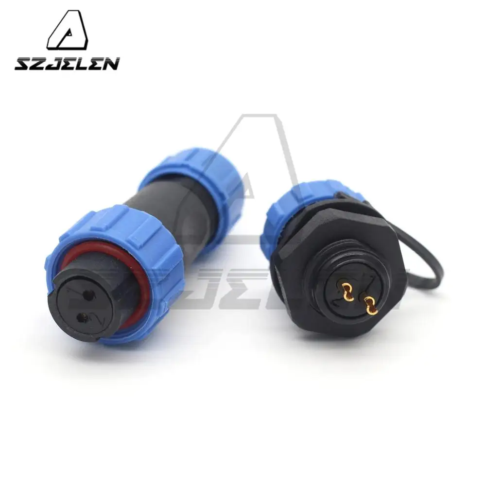 SP13 2 pin Waterproof Connector LED Power Wire Connectors Automotive Female Plug & Male Socket | Обустройство дома