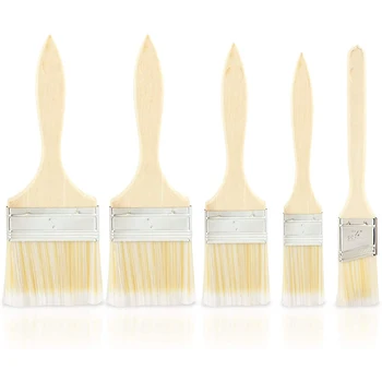 Paint Brush with Wooden Handle Flat Brush Stain Varnish Paint Paint Bristles Washable Plain Brushes
Paint Brush with Wooden Handle Flat Brush Stain Varnish Paint Paint Bristles Washable Plain Brushes
