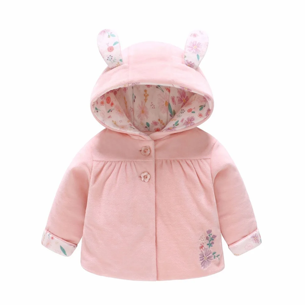 Baby Clothes Girl Coat Autumn Winter Outerwear Baby Cotton Padded Coat Pink Cotton Flower Girl's Clothes 6M~24M 
Baby Clothes Girl Coat Autumn Winter Outerwear Baby Cotton Padded Coat Pink Cotton Flower Girl's Clothes 6M~24M