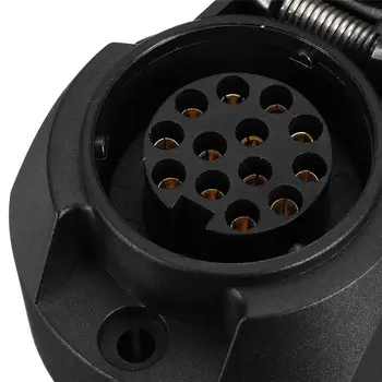 For Trailer Towbar Caravan Truck Black 1Pcs Waterproof Socket 13 Pin Adapter Universal Useful Durable New Hot Sale
For Trailer Towbar Caravan Truck Black 1Pcs Waterproof Socket 13 Pin Adapter Universal Useful Durable New Hot Sale