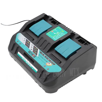 Newest High quality Double charging port Battery Charger For Makita 14.4V 18V BL1830 Bl1430 DC18RC DC18RA EU Plug with USB port 
Newest High quality Double charging port Battery Charger For Makita 14.4V 18V BL1830 Bl1430 DC18RC DC18RA EU Plug with USB port