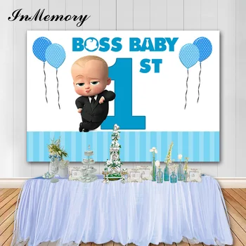 InMemory Blue Boy Birthday Party Background Boss Baby Backdrop Customized Photo Booth Props Kids 1st Birthday Banner Photozone
InMemory Blue Boy Birthday Party Background Boss Baby Backdrop Customized Photo Booth Props Kids 1st Birthday Banner Photozone