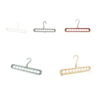 Plastic Multi-Layer Wardrobe Rack Hanger Nine Hole Magic Hanger Balcony Rack Home Hanging Clothes Drying Rack Storage Hook 
Plastic Multi-Layer Wardrobe Rack Hanger Nine Hole Magic Hanger Balcony Rack Home Hanging Clothes Drying Rack Storage Hook