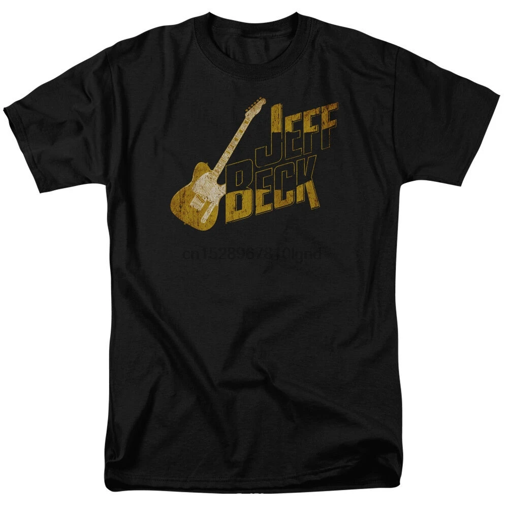 Jeff Beck That Yellow Guitar Лицензированная взрослая футболка всех размеров | Мужская одежда