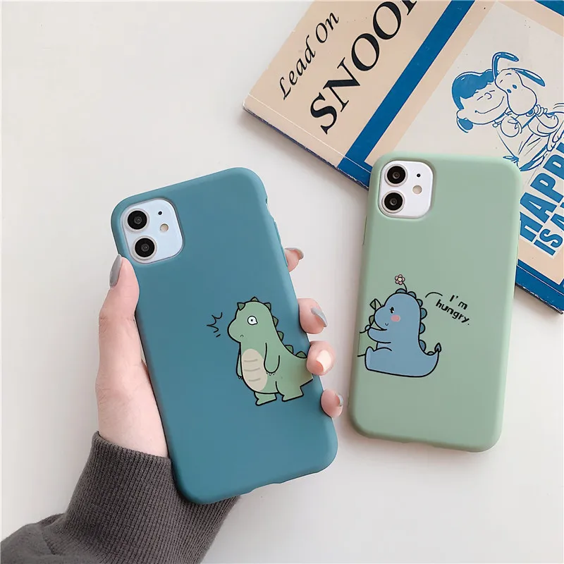 Cute dinosaur soft case for iphone 11 pro x xs max xr 8 7 plus SE 2 liquid silicone phone cover 3D Animation coque fundas capa
Cute dinosaur soft case for iphone 11 pro x xs max xr 8 7 plus SE 2 liquid silicone phone cover 3D Animation coque fundas capa