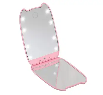 Beauty LED Makeup Mirror Cosmetic Folding 2X Magnifying Mirror Pocket Mirror Vanity mirror 8 LED Lights Lamps Hand Mirror Tools
Beauty LED Makeup Mirror Cosmetic Folding 2X Magnifying Mirror Pocket Mirror Vanity mirror 8 LED Lights Lamps Hand Mirror Tools