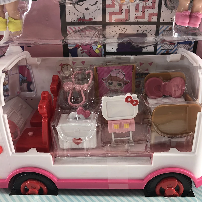 lol surprise picnic car