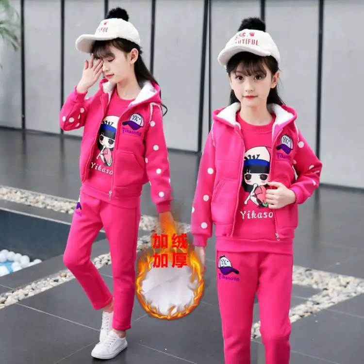 Girls Spring And Autumn Three-piece Set 2019 New Style Big Boy Sports Polka Dot Little Girl Set
Girls Spring And Autumn Three-piece Set 2019 New Style Big Boy Sports Polka Dot Little Girl Set