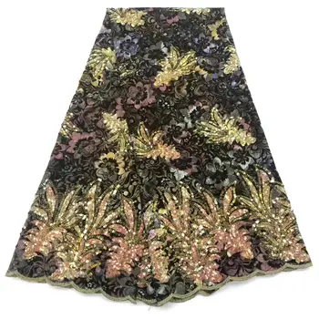6colors (5yards/pc) gorgeous sequins embroidered French net lace 2020 new African party lace with flowers pattern FZZ769 
6colors (5yards/pc) gorgeous sequins embroidered French net lace 2020 new African party lace with flowers pattern FZZ769