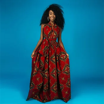 Sleeveless Summer African Maxi Dress 2020 Fashion Robe Gown Floral Print Bazin Vestidos Dashiki Tunic Party Women Africa Clothes
Sleeveless Summer African Maxi Dress 2020 Fashion Robe Gown Floral Print Bazin Vestidos Dashiki Tunic Party Women Africa Clothes