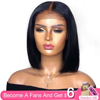 Aircabin 13x6 Lace Front Bob Wigs Brazilian Natural Color Remy Human Hair Deep Part Lace Short Wigs For Black Women 150% Density
Aircabin 13x6 Lace Front Bob Wigs Brazilian Natural Color Remy Human Hair Deep Part Lace Short Wigs For Black Women 150% Density