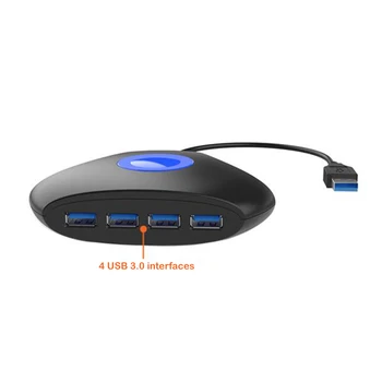 Portable 4 Port USB 3.0 HUB SB Splitter Expander High Speed 5Gbps Multi UAdapter for Office Caring Computer Supplies
Portable 4 Port USB 3.0 HUB SB Splitter Expander High Speed 5Gbps Multi UAdapter for Office Caring Computer Supplies