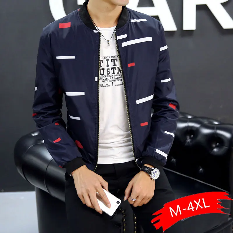 New Arrival Spring Autumn Men's Jackets Solid Fashion Coats Male Casual Slim Stand Collar Print Bomber Jacket Men Overcoat 4XL
New Arrival Spring Autumn Men's Jackets Solid Fashion Coats Male Casual Slim Stand Collar Print Bomber Jacket Men Overcoat 4XL