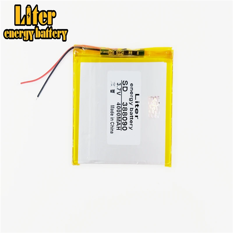 

388090 3.7V 4000 mah Lithium Tablet polymer battery with Protection Board For 7 inch Tablet PC