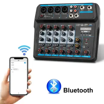 Professional MINI Mixer Audio dj Equipment 4 6 Channel Power Amplifier Bluetooth Speaker USB Sound Card MIC Performance Stage PC
Professional MINI Mixer Audio dj Equipment 4 6 Channel Power Amplifier Bluetooth Speaker USB Sound Card MIC Performance Stage PC