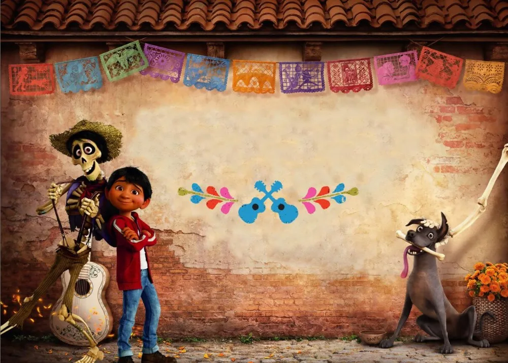 7x5FT Miguel Music Wall Guitar Dante Dog Dream Coco Custom Photo Backgrounds Studio Backdrops Vinyl 220cm x 150cm
7x5FT Miguel Music Wall Guitar Dante Dog Dream Coco Custom Photo Backgrounds Studio Backdrops Vinyl 220cm x 150cm