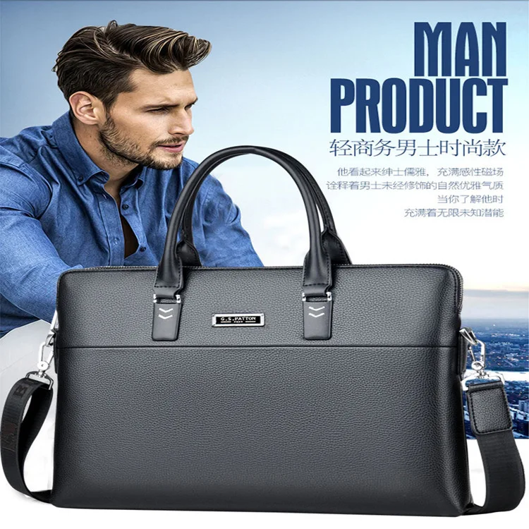 Computer Bag MEN'S Briefcase Ceremony Western Style One-Shoulder Messenger Customized Bags
Computer Bag MEN'S Briefcase Ceremony Western Style One-Shoulder Messenger Customized Bags