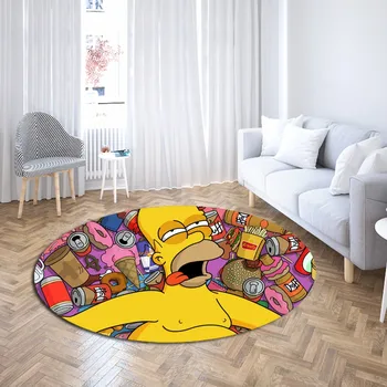 Cartoon Character Simpson Home Decor Round Carpet Printed Area Rugs Bedroom Floor Mat Funny Gift Modern Decor Custom for Coffee
Cartoon Character Simpson Home Decor Round Carpet Printed Area Rugs Bedroom Floor Mat Funny Gift Modern Decor Custom for Coffee