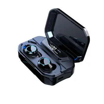 G02 TWS Bluetooth Earphone 5.0 Wireless Bluetooth Earbuds 9D Stereo Music Headset Touch Control LED Display 3300mAh Power Bank
G02 TWS Bluetooth Earphone 5.0 Wireless Bluetooth Earbuds 9D Stereo Music Headset Touch Control LED Display 3300mAh Power Bank