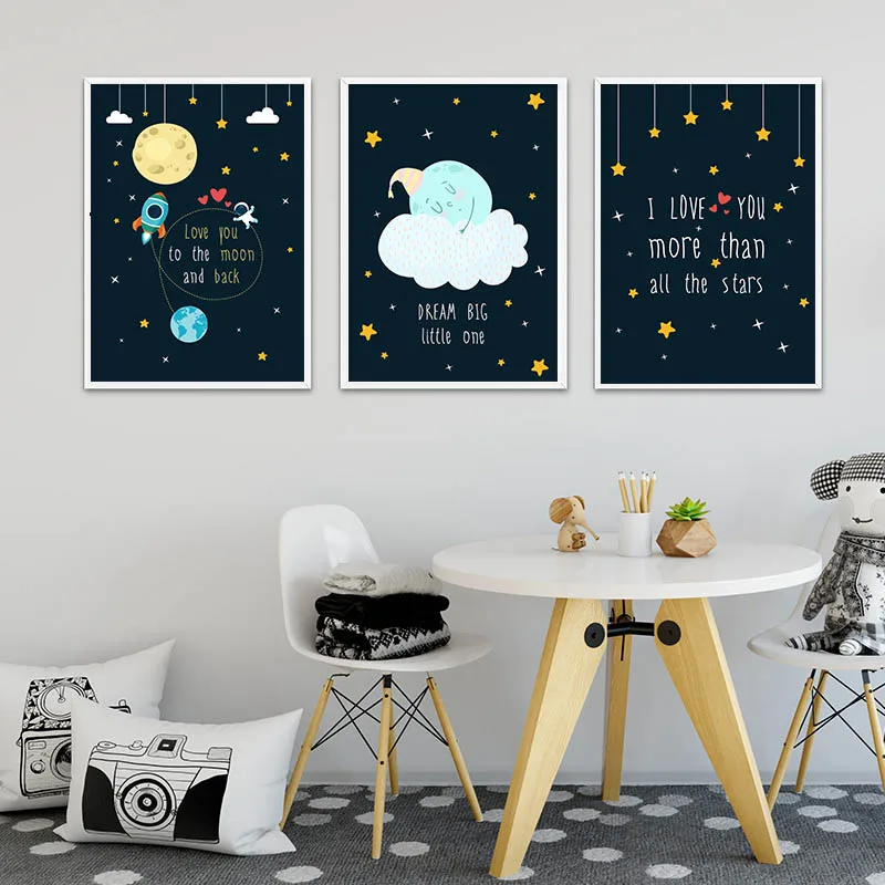 Rocky Space Nursery Quotes Child Poster Canvas Art Decorative Print Wall Painting Decoration Picture Nordic Kid Baby Room Decor
Rocky Space Nursery Quotes Child Poster Canvas Art Decorative Print Wall Painting Decoration Picture Nordic Kid Baby Room Decor