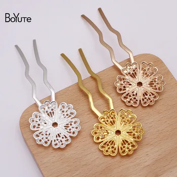 BoYuTe (5 Pieces/Lot) 29MM Alloy Six-petal Flower Welding 70*12MM Brass Hair Fork Diy Hair Accessories Handmade Materials
BoYuTe (5 Pieces/Lot) 29MM Alloy Six-petal Flower Welding 70*12MM Brass Hair Fork Diy Hair Accessories Handmade Materials