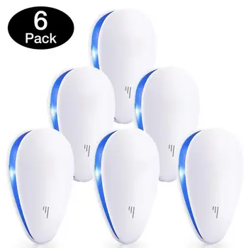 6Pcs/2Pcs Ultrasonic Pest Repeller Home Mosquito Killer Electronic Repellent Anti Rodent Cockroach Spider Insect US/UK/EU Plug 
6Pcs/2Pcs Ultrasonic Pest Repeller Home Mosquito Killer Electronic Repellent Anti Rodent Cockroach Spider Insect US/UK/EU Plug