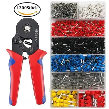 1640pcs /1200pcs Wire Cable Tube Terminals Crimping Terminals Sets+Crimping PlierAWG24-10 Crimping Pliers Multi Hand Tools
1640pcs /1200pcs Wire Cable Tube Terminals Crimping Terminals Sets+Crimping PlierAWG24-10 Crimping Pliers Multi Hand Tools