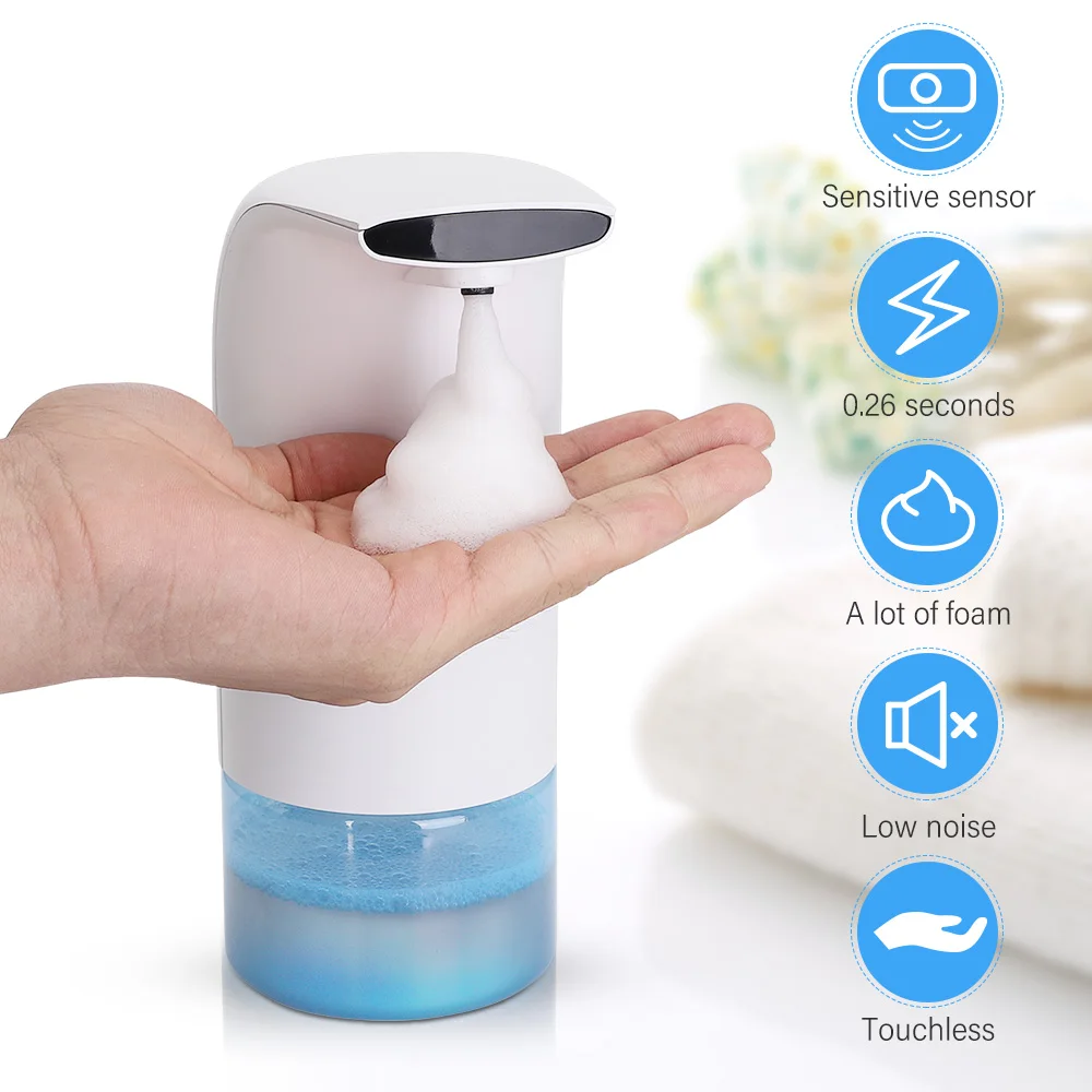300ml Touchless Bathroom Dispenser Smart Sensor Liquid Soap Dispenser for Kitchen Hand Free Automatic Soap Dispenser
300ml Touchless Bathroom Dispenser Smart Sensor Liquid Soap Dispenser for Kitchen Hand Free Automatic Soap Dispenser