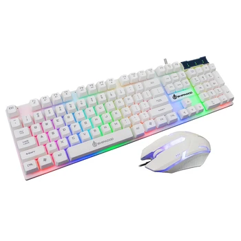 Shipadoo D280 Wired Keyboard and Mouse Set, USB Luminous Manipulator Game Keyboard and Mouse Set
Shipadoo D280 Wired Keyboard and Mouse Set, USB Luminous Manipulator Game Keyboard and Mouse Set