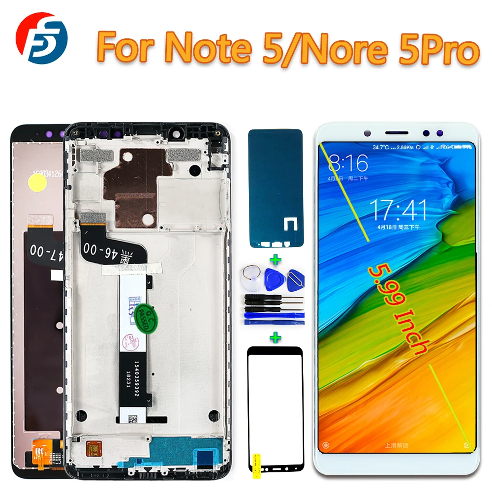 100% Tested 5.99'' Touch Screen For Xiaomi Redmi note 5 / Note 5 pro ( CPU:Snapdragon 636 ) LCD Display Digitizer Assembly Frame
100% Tested 5.99'' Touch Screen For Xiaomi Redmi note 5 / Note 5 pro ( CPU:Snapdragon 636 ) LCD Display Digitizer Assembly Frame