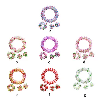 Hawaiian Garland Set Artificial Tropical Party Flower Banner Kit Summer Costume Accessory
Hawaiian Garland Set Artificial Tropical Party Flower Banner Kit Summer Costume Accessory